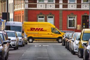 DHL Courier Van